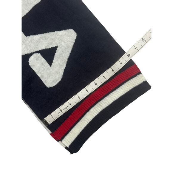 Fila Winter Scarf Unisex Mens Womens Red White Blue Urban Hip Hop Hipster Y2K - Picture 8 of 8